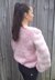 Chunky knit sweater rose cream
