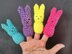 Easter Bunny Finger Puppets