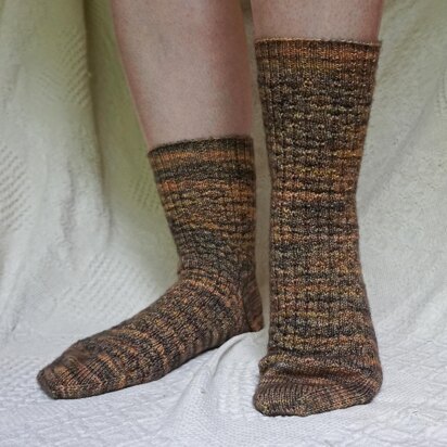 Freckled Rib Socks