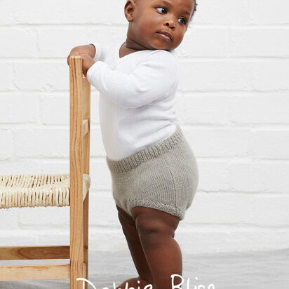 Orion Bloomers - Shorts Knitting Pattern For Babies in Debbie Bliss Luna