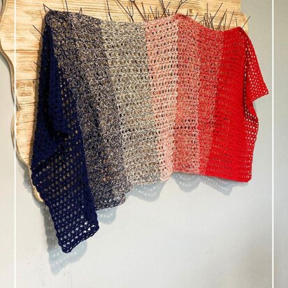 Liberty's Embrace Rectangle Shawl