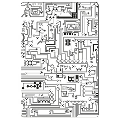Sizzix Textured Impressions Multi-Level Embossing Folder - Circuit by Tim Holtz