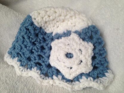 Snowflake Baby Hat