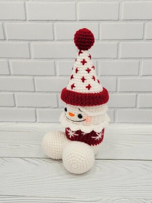 Amigurumi Merry Penis Snowman