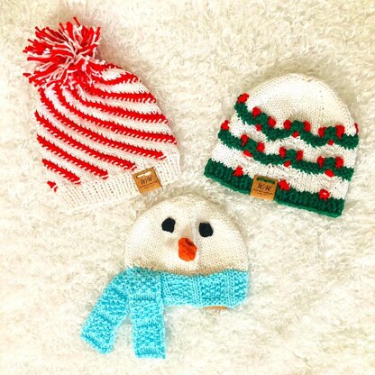 Snowman Baby Hat