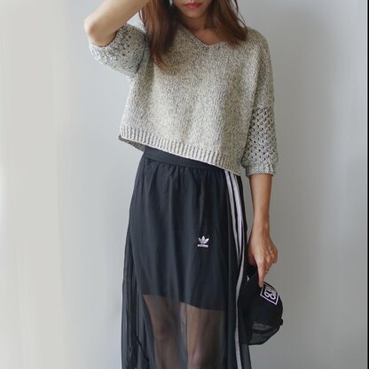 Mesh Sleeve Jumper