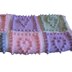 Heart Squares 1-piece Baby Blanket (Plain or Intarsia)