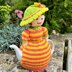 Edwardian Lady 4 Cup Teapot Cosy Knitting Pattern - Novelty Teapot Cosy Knitting Pattern