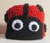 Ladybug Hat - Newborn to Adult