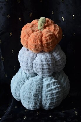 Pumpkin buddies - Tunisian crochet pattern