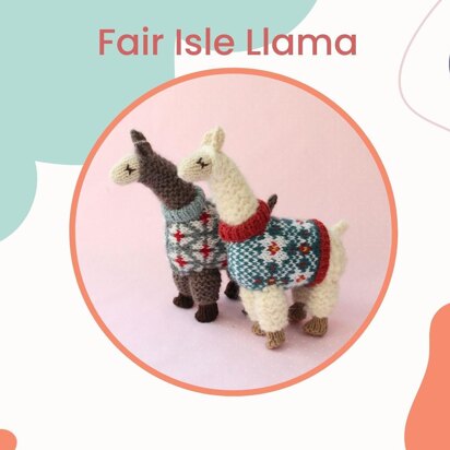 Fair Isle Llama
