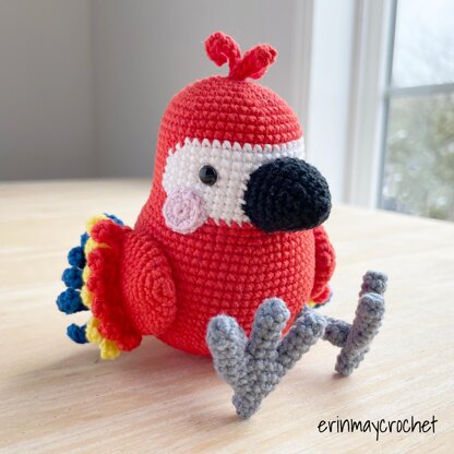 Percy the Parrot by erinmaycrochet