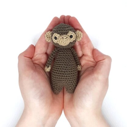 Mini Monkey Crochet Amigurumi Pattern