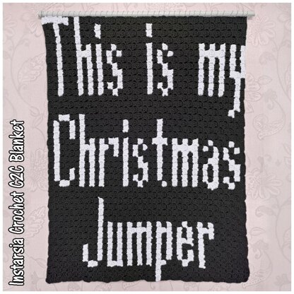 Intarsia - This is my Christmas Jumper - Chart Only