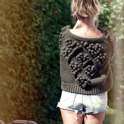 Bubbly LOVE Cardigan - short -