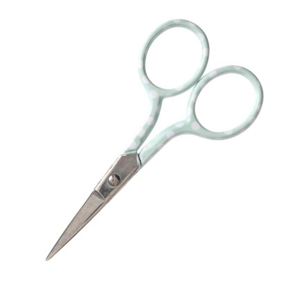 Hemline Scissors: Polka Dot: Blue - 9cm