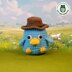 Perry the Platypus Lip Balm Keychain