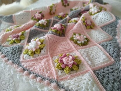 Yarn and Colors Blossom Blanket Crochet Kit 