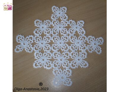 Openwork crochet doily 2