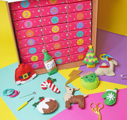 The Make Arcade Craftvent Advent Calendar Felt Kit