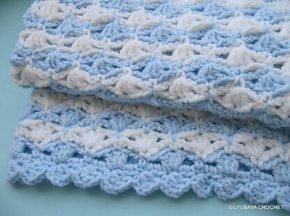 Chunky Crochet Baby Blanket It's a Boy!