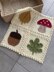 Crochet Mushroom, Acorn, Leaf Blanket