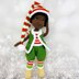 Christmas elf, crochet doll, amigurumi doll, Buddy