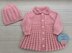 Bonnie Baby Coat, Beanie & Beret size 18" & 20" chest 6-9mths approx
