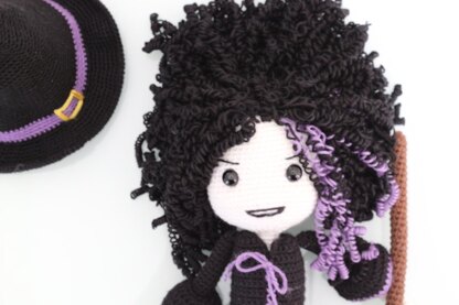 Dark Witch Halloween Doll