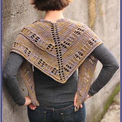 Peregrine Shawlette - knitting pattern