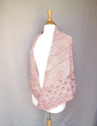 Dusty Rose Shawl