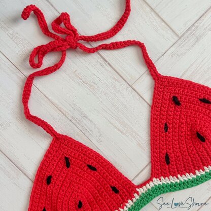 Crochet Watermelon Bikini