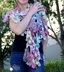 Tunisian Frills n Flowers Scarf