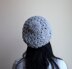 Bobble pom pom slouchy beret  hat