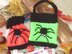 SPIDER TREAT BAGS Halloween gift sweets chocolate cover