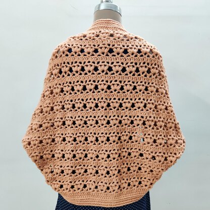 Pumpkin Pie Cocoon Shrug