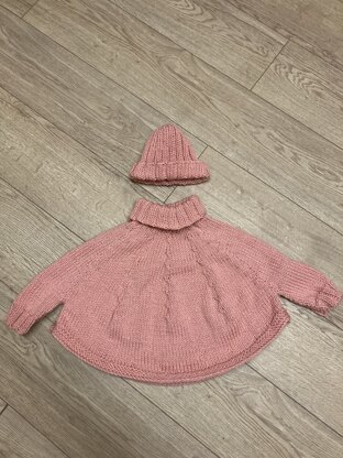 Fascination poncho and hat