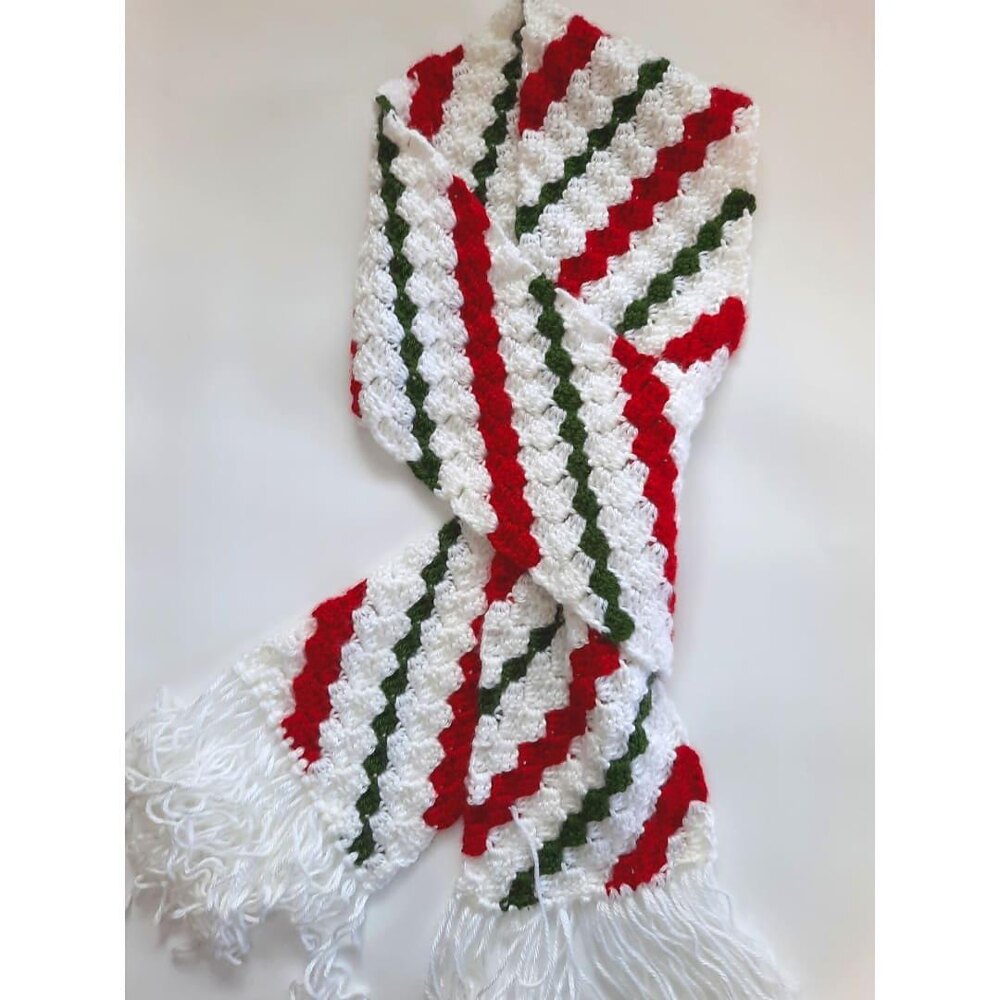 Candy store cane scarf