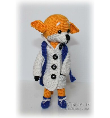 Fred the Fox Crochet Pattern, Fox Crochet Pattern, Amigurumi Fox