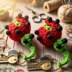 Crochet Ladybug Keychain Pattern – PDF + Video Tutorial