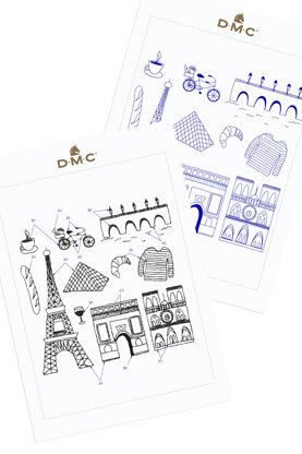 Paris in DMC - PAT0346 - Downloadable PDF