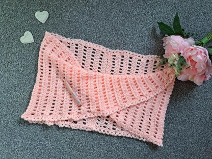 Crochet Delicate Knot Wrap Pattern