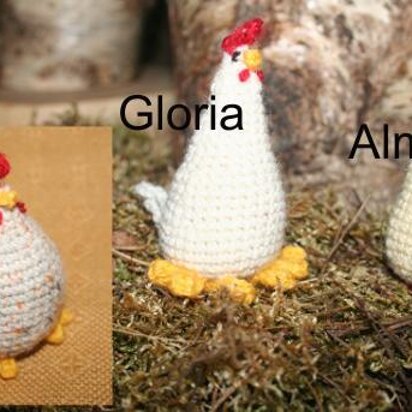 Hühnchen, 3 verschiedene Hühner