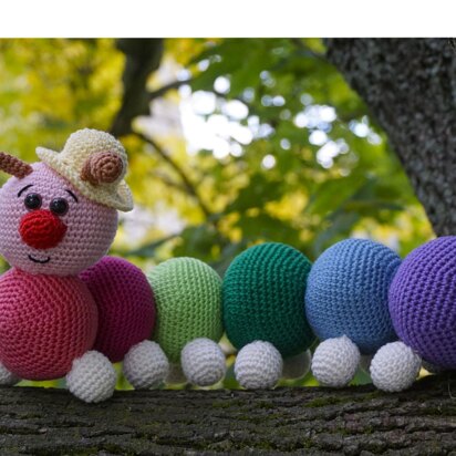 PDF Häkelanleitung Amigurumi Tausendfüßler Emma