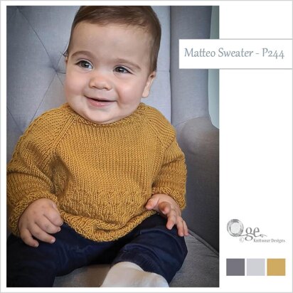 Matteo Sweater - P244 - knitting pattern