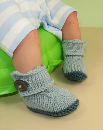 Baby Big Strap Booties