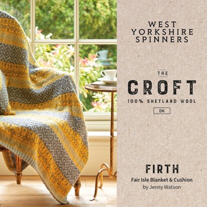 Firth Fair Isle Blanket and Cushion in West Yorkshire Spinners - DPB0248 - Downloadable PDF