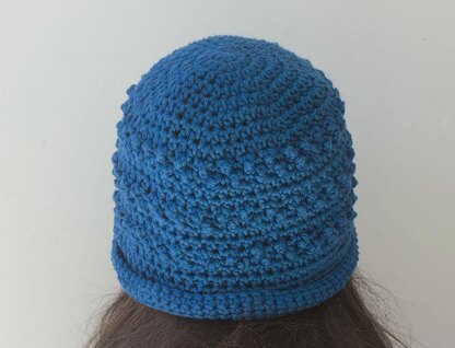 Mock Popcorn Stitch Crochet Hat