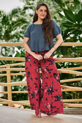 Hibiscus Ruffle Tee