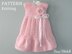 Knitting PATTERN Baby Dress Flower